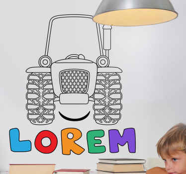 Barevný název osnovy název nálepky - TenStickers