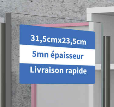 Sticker Pare-haleine pour comptoir - TenStickers