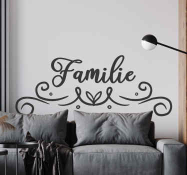 Familie motivasjon klistremerke sitater - Tenstickers