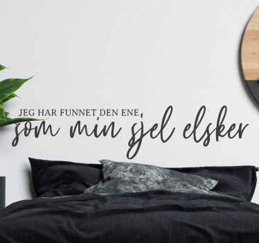 Min sjelevenn motiverende wallstickers sitater - Tenstickers