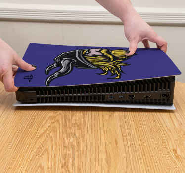 Skin PS5 Caballero de dibujos animados - TenVinilo