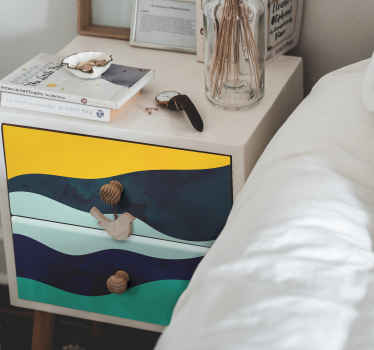 μινιμαλιστικά χρώματα ζωγραφισμένα στο χέρι επίπλων - TenStickers