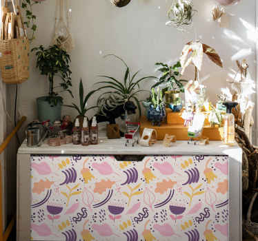 μινιμαλιστικό έπιπλα έγχρωμο μοτίβο - TenStickers