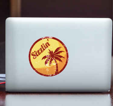 Sizzlin' 70's vintage laptop skin - TenStickers