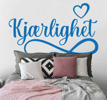 Endeløse kjærlighet sitat wallstickers sitater - Tenstickers