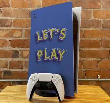 Let's play PS5 skin sticker - TenStickers