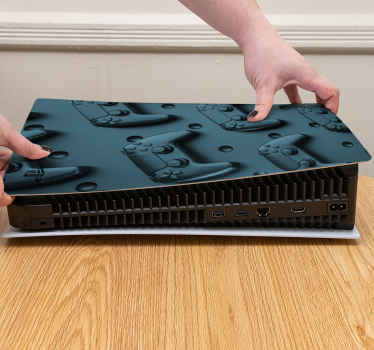 3D gaming controller PS5 stickers - TenStickers