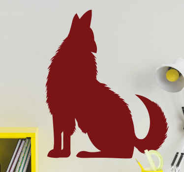 κυνήγι λύκος άγριων ζώων - TenStickers