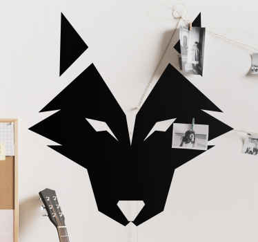 Wandtattoo Wildes Tier Wolfskopf  - TenStickers