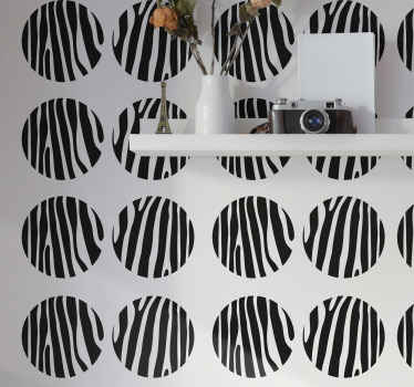 Vinilo pared Cebra dot vinilo pared - TenVinilo