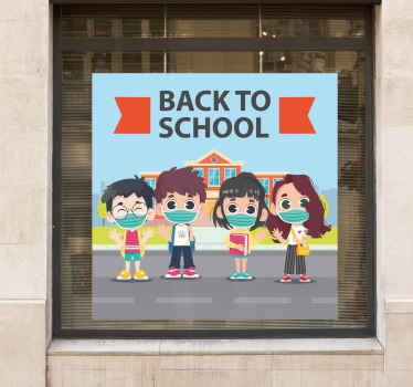 αυτοκόλλητο παράθυρο σχεδίασης - TenStickers