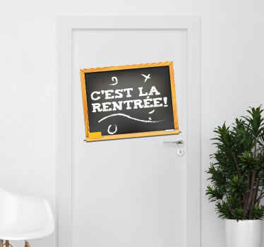 Sticker Porte Ardoise scolaire - TenStickers