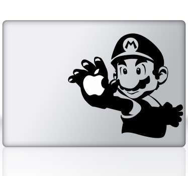 Torna o teu macbook num dispositivo único e personalizado com este espetacular autocolante decorativo para macbook do Super Mario!