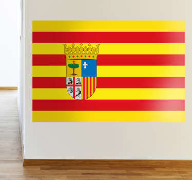 Wandtattoo Flagge Aragon - TenStickers