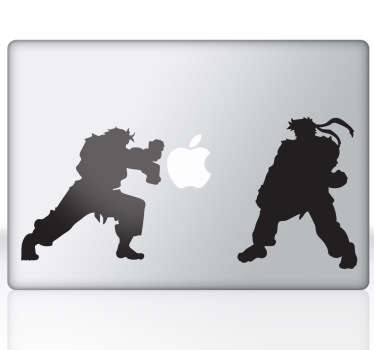 Vinilo decorativo Street Fighter para Mac - TenVinilo