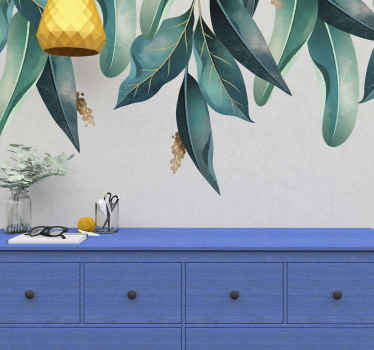 Wandtattoo Ranke Pflanze Hängende tropische blätter - TenStickers