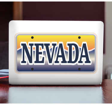 Nevada vintage nálepky na notebooky - TenStickers