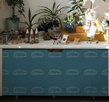 θαλασσινό αγγούρι σε νερό έπιπλα decal - TenStickers