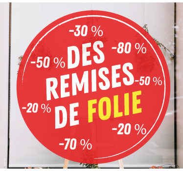 Vitrophanie Retour à l'école pour les ventes - TenStickers