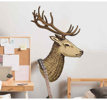 Vintage animal design animal wall sticker - TenStickers