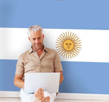 Vinilo decorativo bandera Argentina - TenVinilo