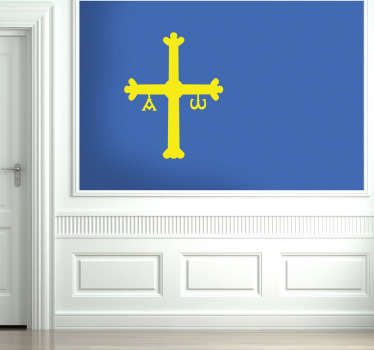 Vinilo decorativo bandera Asturias - TenVinilo