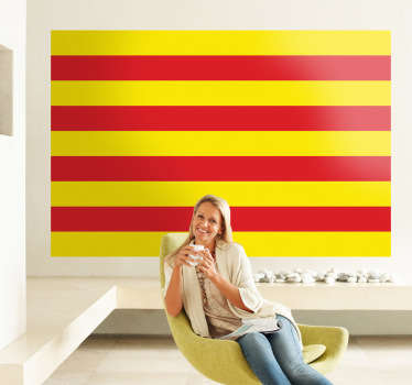 Vinilo decorativo bandera Catalunya - TenVinilo