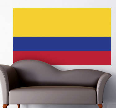 Colombia flag klistermærke - TenStickers