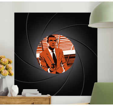70'erne james bond urban sticker - TenStickers