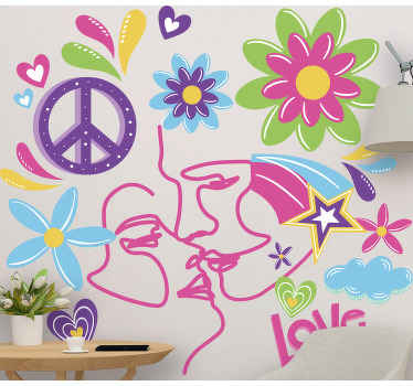 70-luvun värikkäät ihmiset rakastavat urbaanitarra - Tenstickers