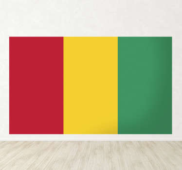 Wandtattoo Flagge Guinea - TenStickers