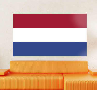 Muursticker woonkamer vlag Nederland - TenStickers