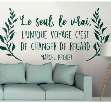 Sticker citation Marcel Proust - TenStickers