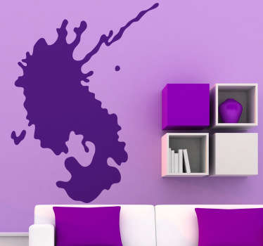 Vinilo decorativo mancha forma rara - TenVinilo