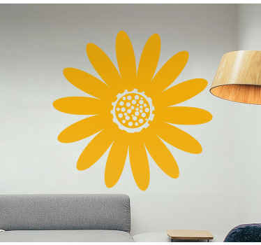 Sticker Fleur Silhouette de fleur de marguerite - TenStickers