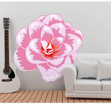 Clove upfront flower wall sticker - TenStickers