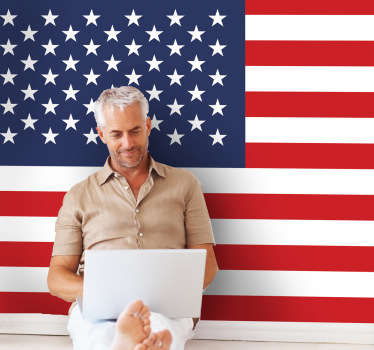 Naklejka na ścianę USA - TenStickers