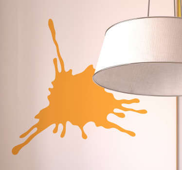 Vopsea cu pictura monocromă pe perete - TenStickers