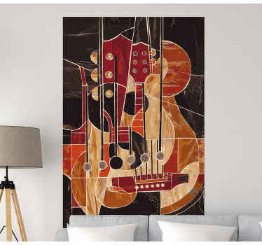 Vinilo pared Diseño de mosaico - TenVinilo