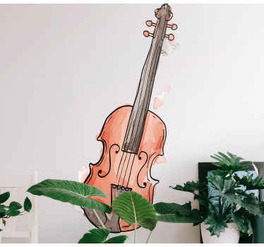 Akvarel design nástěnné samolepky do obývacího pokoje - TenStickers