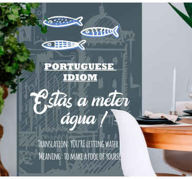 Autocolantes de provérbios populares Português dizendo tradução i - TenStickers