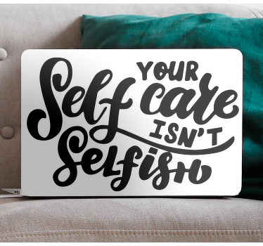 öz bakım bencil dizüstü bilgisayar görünümleri değildir - TenStickers