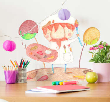 Wandtattoo Kinderzimmer Picasso - TenStickers