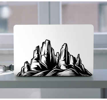 black and white design decal - TenStickers