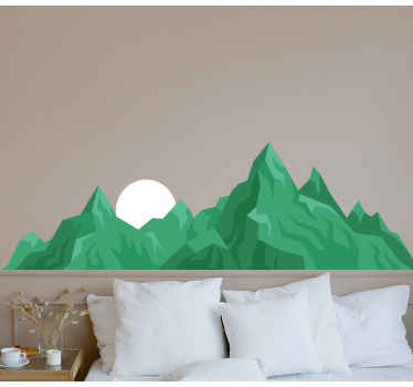 Bright sunlight nature wall decal - TenStickers