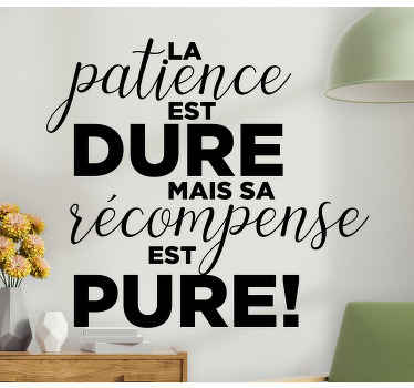 Sticker Motivation Récompense pure - TenStickers