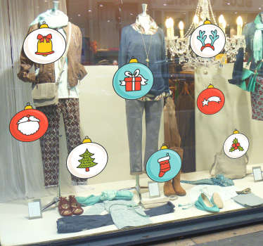 Wandsticker fröhliche Weihnachten - TenStickers