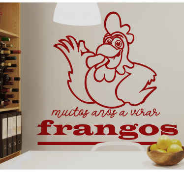 Autocolantes de provérbios populares Ditado popular chefe - TenStickers