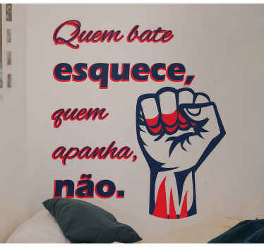 Autocolantes de provérbios populares Ditado popular vingança - TenStickers