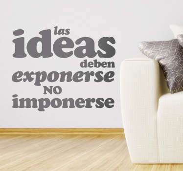 Vinilo decorativo exponer ideas - TenVinilo